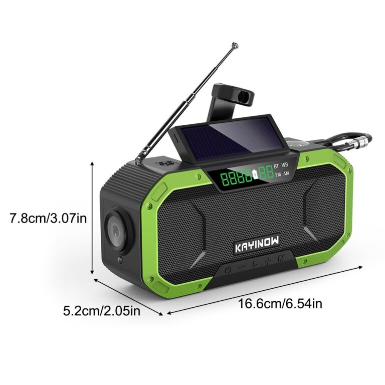 Radio lampe rechargeable de survie solaire dynamo usb 6